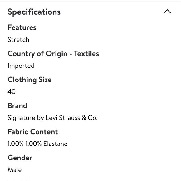 SIGNATURE BY LEVI STRAUSS&CO MENS JEANS SHORTS - Picture 5 of 11